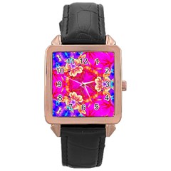 Newdesign Rose Gold Leather Watch  by LW41021