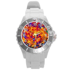 Sun & Water Round Plastic Sport Watch (l) by LW41021