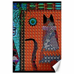 Cats Canvas 12  X 18  by LW41021