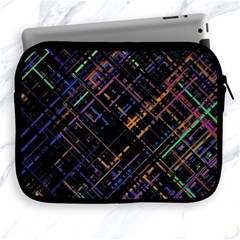 Criss-cross Pattern (multi-colored) Apple Ipad 2/3/4 Zipper Cases by LyleHatchDesign