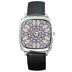 Gem Square Metal Watch by LW323