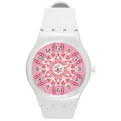 Diamond Girl 2 Round Plastic Sport Watch (m) by LW323