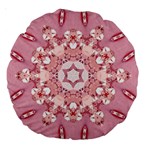 Diamond Girl 2 Large 18  Premium Round Cushions Back