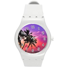 Ocean Paradise Round Plastic Sport Watch (m) by LW323