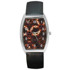 Fun In The Sun Barrel Style Metal Watch by LW323