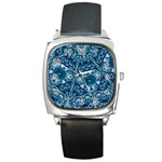 Blue Heavens Square Metal Watch Front