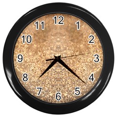 Sparkle Wall Clock (black) by LW323