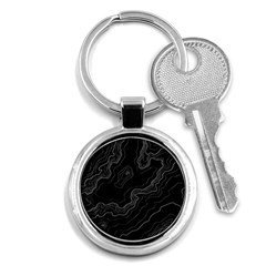 Topography Map Key Chain (round) by goljakoff