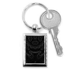 Topography Key Chain (rectangle) by goljakoff