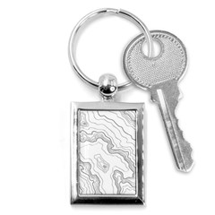 Topography Map Key Chain (rectangle) by goljakoff