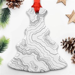 Topography Map Ornament (christmas Tree)  by goljakoff