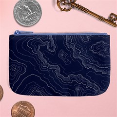 Topography Map Large Coin Purse by goljakoff