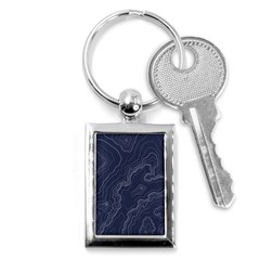 Topography Map Key Chain (rectangle) by goljakoff