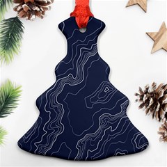 Topography Map Ornament (christmas Tree)  by goljakoff