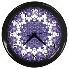 Simple Country Wall Clock (black) by LW323