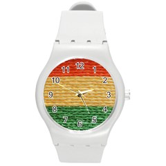 Couleurs Emblématiques Round Plastic Sport Watch (m) by SoLoJu