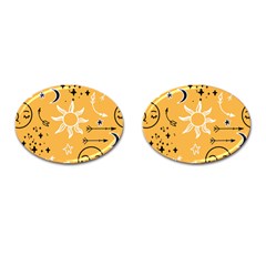 Pattern Mystic Color2 Cufflinks (oval) by alllovelyideas