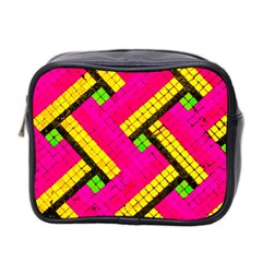 Pop Art Mosaic Mini Toiletries Bag (two Sides) by essentialimage365