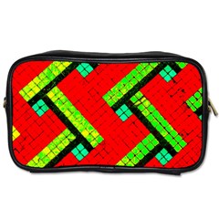 Pop Art Mosaic Toiletries Bag (one Side) by essentialimage365