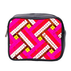 Pop Art Mosaic Mini Toiletries Bag (two Sides) by essentialimage365