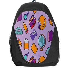 Back To School And Schools Out Kids Pattern Backpack Bag by DinzDas