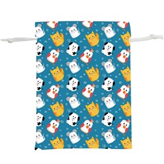 Funny Pets  Lightweight Drawstring Pouch (xl) by SychEva