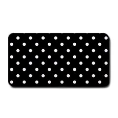 1950 Black White Dots Medium Bar Mats