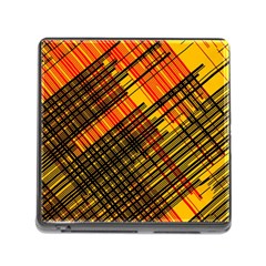 Root Humanity Orange Yellow And Black Memory Card Reader (square 5 Slot) by WetdryvacsLair