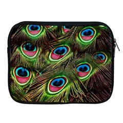 Peacock-feathers-plumage-pattern Apple Ipad 2/3/4 Zipper Cases by Sapixe