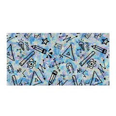 Science-education-doodle-background Satin Wrap by Sapixe