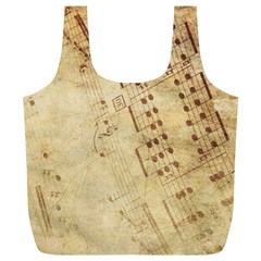 Music-melody-old-fashioned Full Print Recycle Bag (xl) by Sapixe