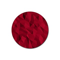 Amaranth Rubber Round Coaster (4 Pack)  by webstylecreations