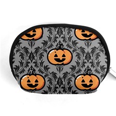 Pumpkin Pattern Accessory Pouch (medium) by NerdySparkleGoth