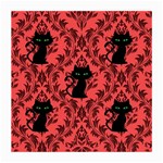 Cat Pattern Medium Glasses Cloth (2 Sides) Front