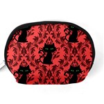 Cat Pattern Accessory Pouch (Medium) Back