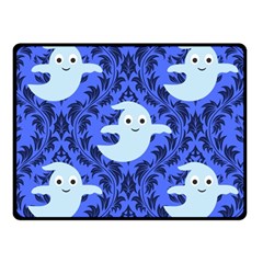 Ghost Pattern Double Sided Fleece Blanket (small)  by NerdySparkleGoth