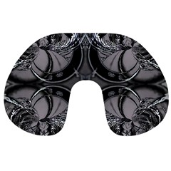 Lunar Phases Travel Neck Pillow by MRNStudios