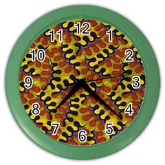 Modern Zippers Color Wall Clock by Sparkle