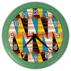 Digital Tringles Color Wall Clock by Sparkle