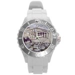 Erechtheum Temple, Athens, Greece Round Plastic Sport Watch (L) Front