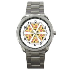 Pizza-slice-food-italian Sport Metal Watch by Sudhe