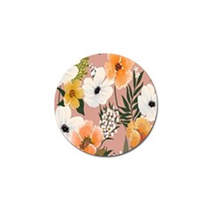 Floral Golf Ball Marker by Sparkle