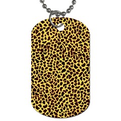Fur-leopard 2 Dog Tag (two Sides) by skindeep