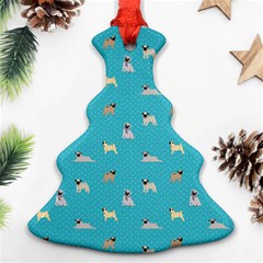 Funny Pugs Ornament (christmas Tree)  by SychEva