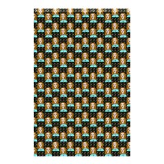 Girl Black Shower Curtain 48  X 72  (small)  by snowwhitegirl