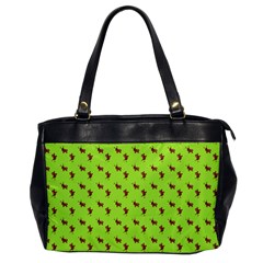 Kawaii Cute Deer Green Oversize Office Handbag by snowwhitegirl