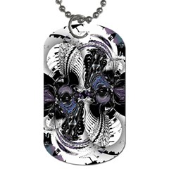 Twin Migraines Dog Tag (two Sides) by MRNStudios