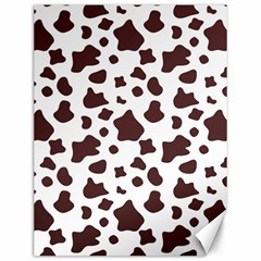 Brown Cow Spots Pattern, Animal Fur Print Canvas 12  X 16  by Casemiro