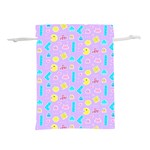 Arcade Dreams Lilac Lightweight Drawstring Pouch (S) Back