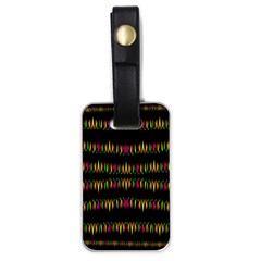 Candle Lights In Warm Cozy Festive Style Luggage Tag (one Side) by pepitasart